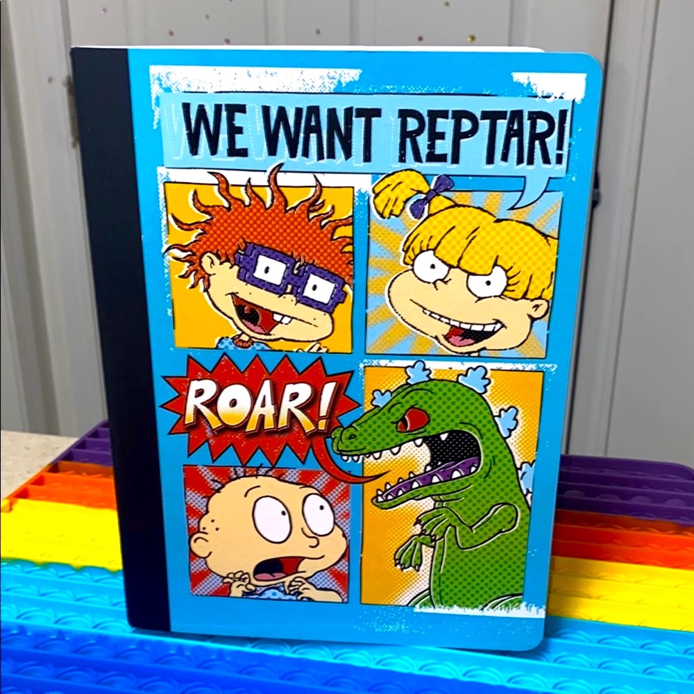 Nickelodeon Rugrats Themed Notebooks and Binder - Blue, Purple, Green - Picture 5 of 12